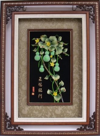 琉璃彩繪-五福臨門